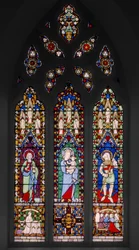 St. Johannes de Evangelist, Maagd en Kind, en St. Joris