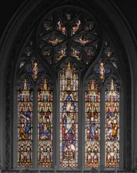Maagd Maria en Christus met scènes uit haar leven