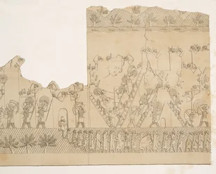 Beleg en bestorming van een stad (Kouyunjik), uit Monumenten van Nineveh, uitgegeven 1849