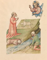 Gideon en het Vlies, met de Selectie van Gideons Leger