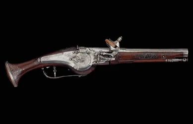 Carinthische (Ferlach) pistool met radslotmechanisme, ca. 1650