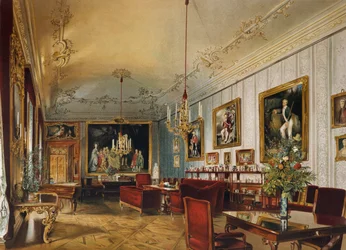 Zaal van Prinses Sofia in Keizerlijke Appartementen, Schoenbrunn Paleis (UNESCO Werelderfgoedlijst)