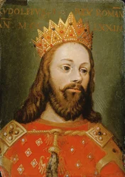 Rudolf I (1218-91) ongekroonde Heilige Roomse Keizer, stichter van de Habsburgse dynastie