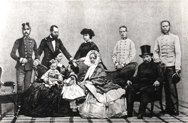 De Oostenrijkse keizerlijke familie, 1860