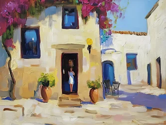 Deuropening in Bougainvillea Village