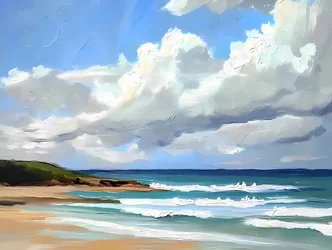 Rust aan het strand