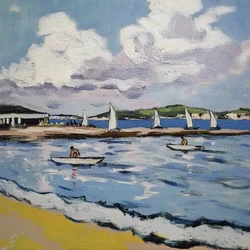 Zeiltocht langs de kust