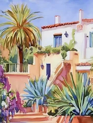 Zonnige mediterrane villa