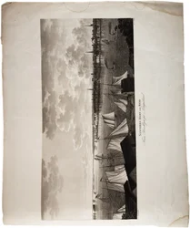 Haven van New York, van Brooklyn naar Long Island, uit een Atlas van de Verenigde Staten, 1824