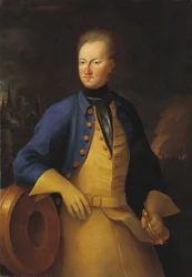 Portret van koning Karel XII van Zweden (1682-1718)