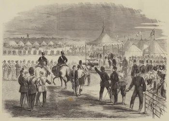 De Schietwedstrijd in Wimbledon, Hare Majesteit die het Eerste Schot Lost