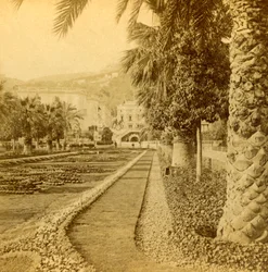 Monte Carlo, gezien vanaf het Casino, 1897