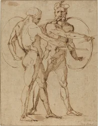 Twee mannelijke naakten, c.1520