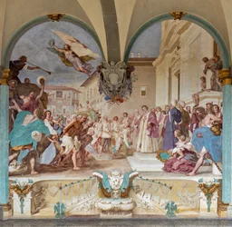 Cosimo II ontvangt de winnaars van de Bona