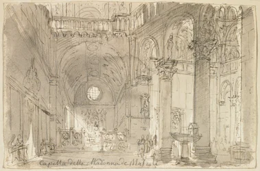 Uitzicht op de Kapel van de Madonna de
