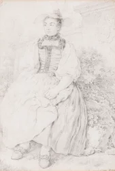 Berner klederdracht meisje.