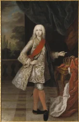 Peter III (tsaar van Rusland) - Portret van tsaar Peter III van Rusland (1728-1762), door Balthasar Denner (1685-1749). Afmetingen: 184 x 118 cm. Nationalmuseum Stockholm