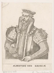 Portret van Albrecht V, hertog van Beieren