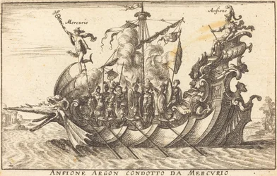 Anfione Argon geleid door Mercurius