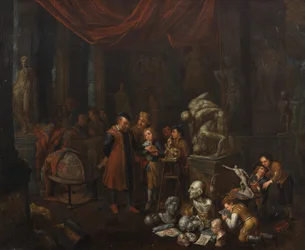 Het atelier van de beeldhouwer