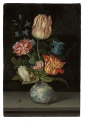 Bloemstuk in een Wanli-vaas