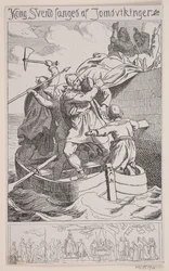 Koning Svend gevangen door Jomsvikingen