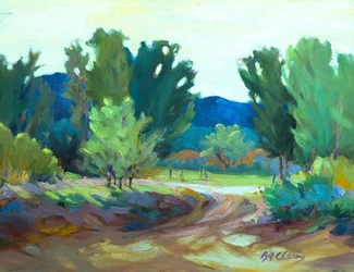 Hacienda Road, ca. 1990-2000 (olieverf op doek)
