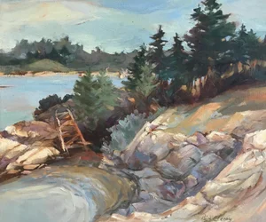 Maine Bluffs, ca. 1980-95 (olieverf op doek)