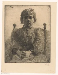 Portret van een onbekend meisje
