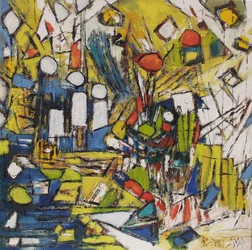 Levendige abstracte vormen