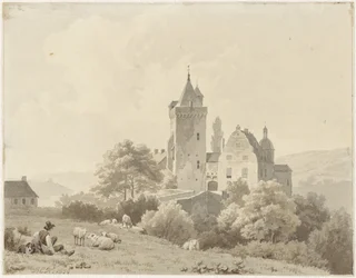 Rustende herder bij Schloss Lansberg