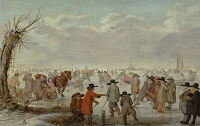 Spelletjes op het ijs 1654