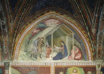 De Geboorte van Christus, uit een serie van Scènes uit het Nieuwe Testament