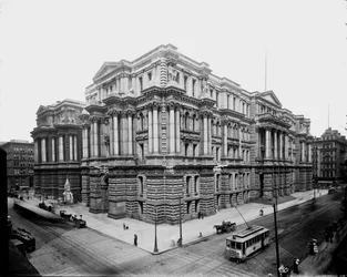 Stadhuis en County Building, Chicago, Illinois, VS
