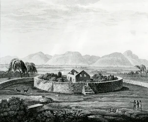 Peruviaans monument van Cañar