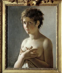 Portret van een meisje in buste