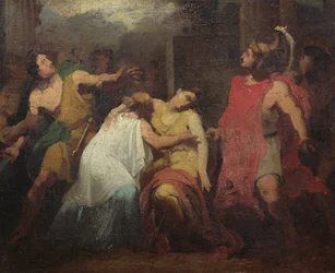 Studie voor de dood van Lucretia