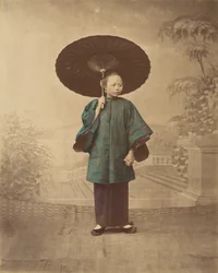 Vrouw uit Canton, 1870s