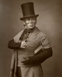 Britse acteur Felix Morris in One Change, 1886