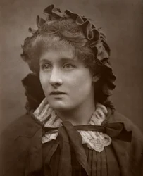 Britse actrice Mary Rorke in The Harbour Lights, 1886