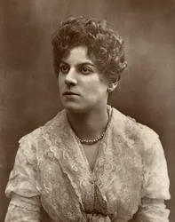 Britse actrice Miss Jessie Millward in The Harbour Lights, 1886