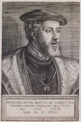Portret van Charles Quint