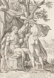Hercules en Omphale, 1590