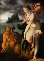 Scylla en Glaucus, ca. 1580-1582