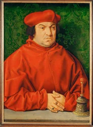 Kardinaal Bernhardus Clesius (schilderij op eikenhout)