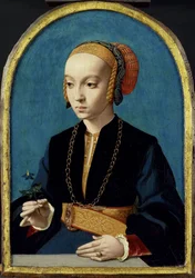 Portret van Elisabeth Bellinghausen