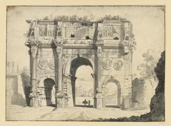 De Boog van Constantijn in Rome