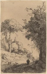 Deel van de Via Flaminia