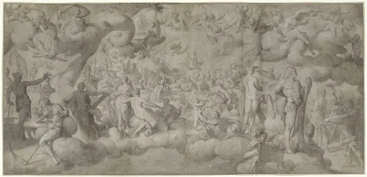 De bruiloft van Cupido en Psyche