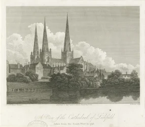 Lichfield Kathedraal - Zuidwestaanzicht